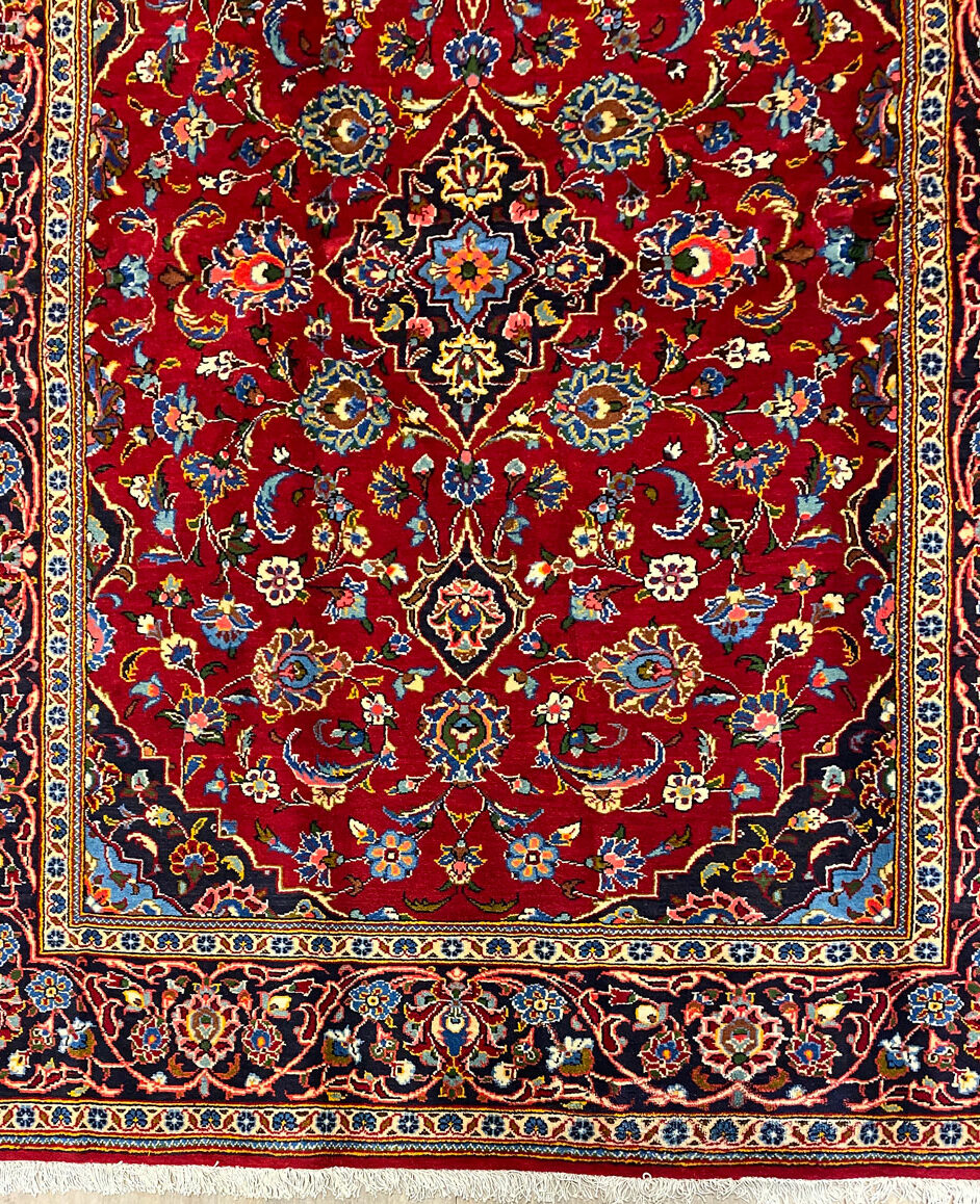 2x1.5M Fine Persian Kashan Rug