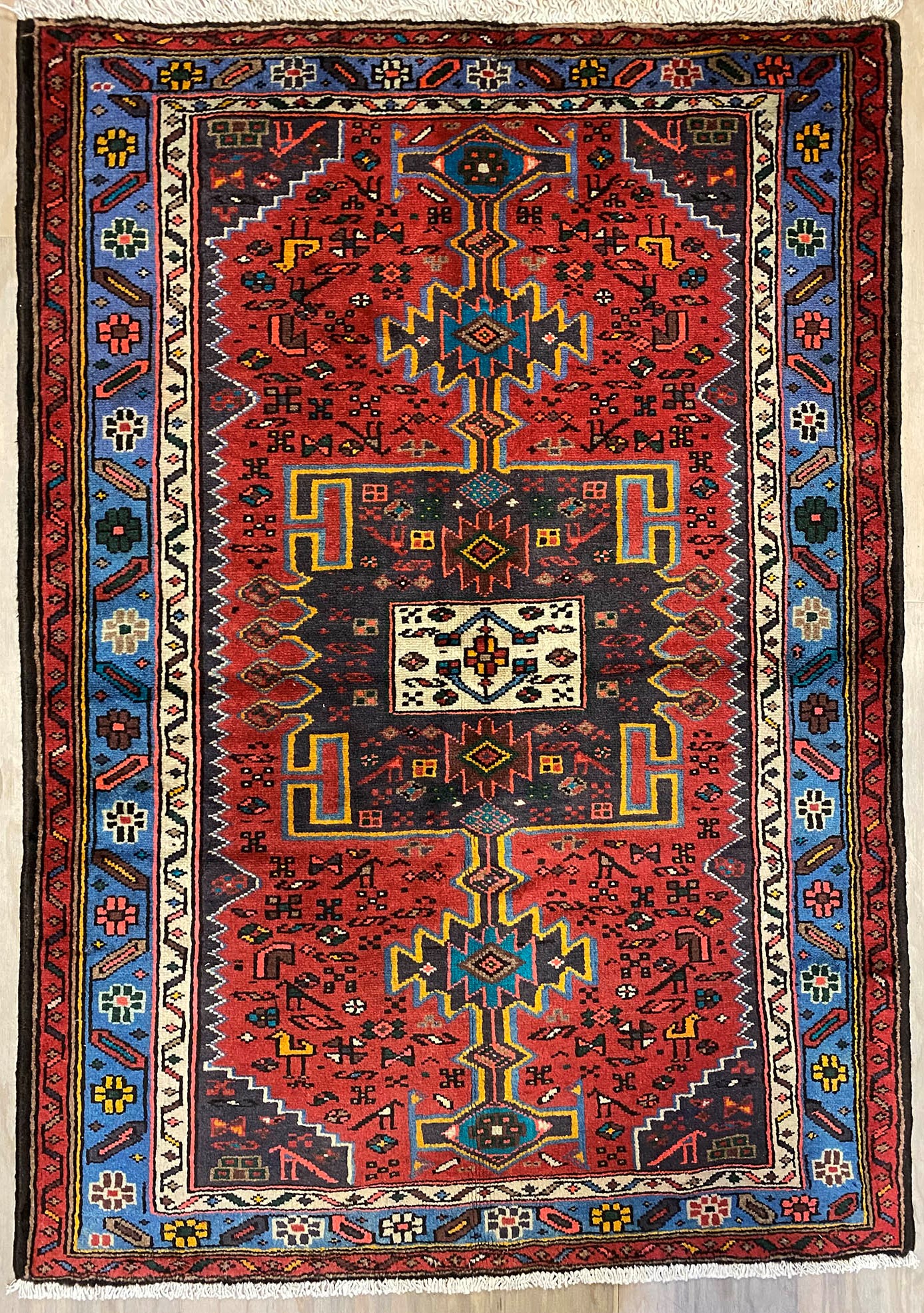 1.5x1M Persian Hamedan Rug