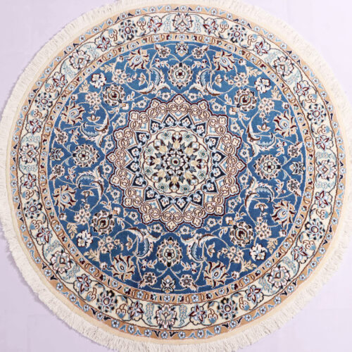 Persian Nain Round Rug