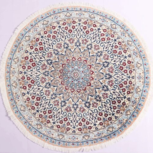 Persian Nain Round Rug