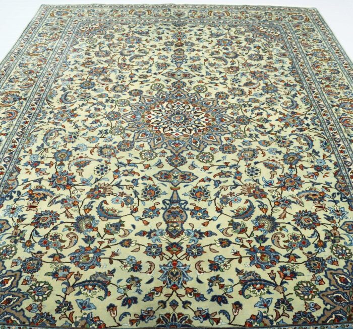 Pistachio Persian Kashan Rug