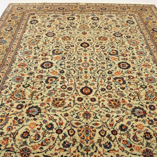 Signed Kashan Rug