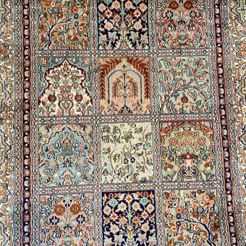 Silk Kashmiri Rug