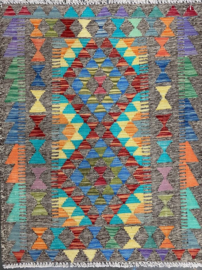 Boho Maymana Afghan Kilim