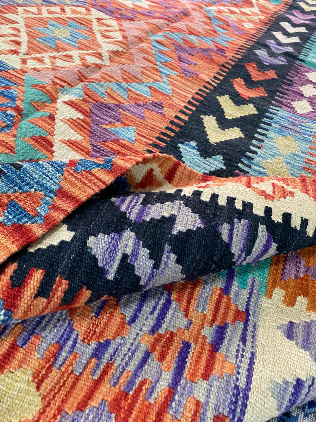 4x3 M Boho Maymana Afghan Kilim - RugMaster